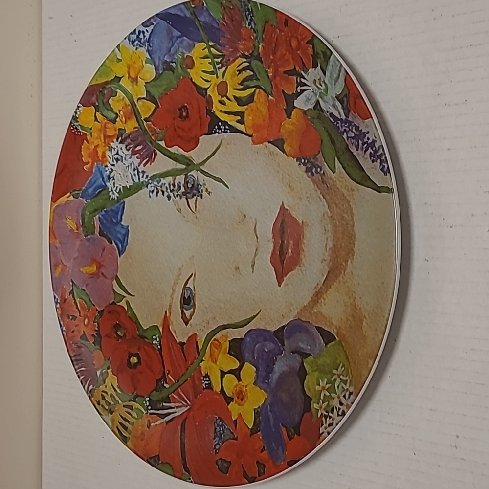 Vintage Evie and Linci Blossom Beautiful Flower Girl Wall Plate - Picture 16 of 16